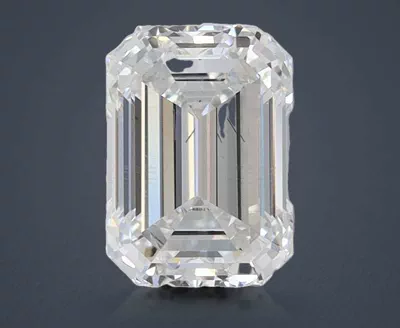 0.94ct E SI1 Rare Carat Ideal Cut Emerald Lab Grown Diamond