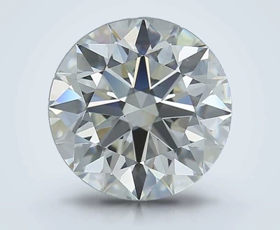 4.03ct I VS2 Rare Carat Ideal Cut Round Diamond