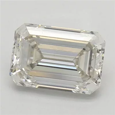 1.87ct H SI1 Rare Carat Ideal Cut Emerald Lab Grown Diamond