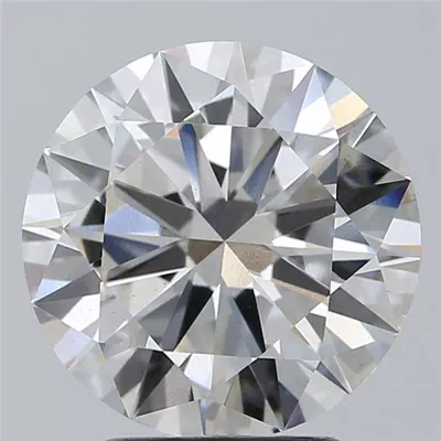 2.70ct H VS2 Excellent Cut Round Lab Grown Diamond