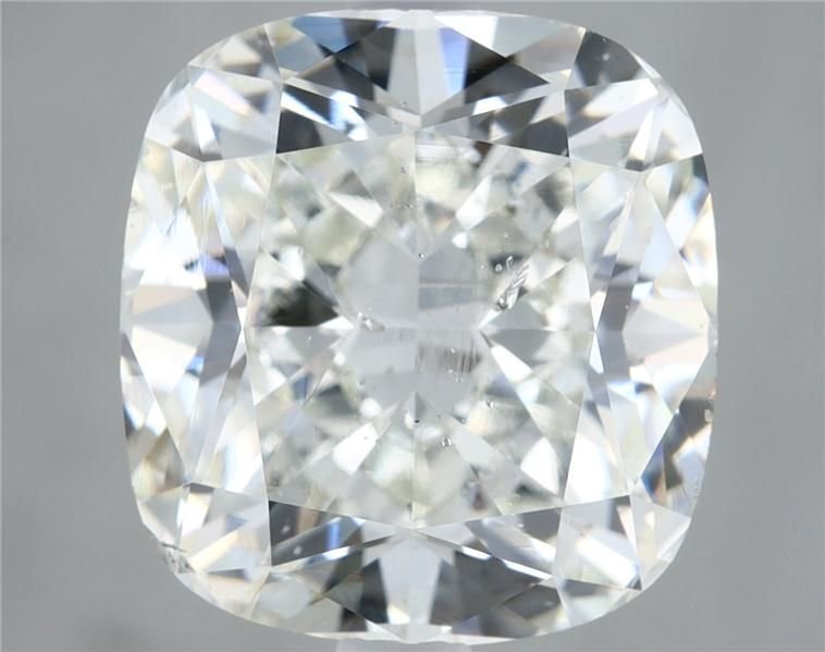 3.02ct G SI2 Rare Carat Ideal Cut Cushion Diamond