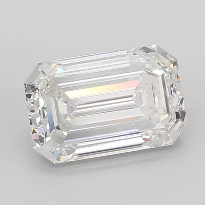 10.06ct E VS1 Excellent Cut Emerald Lab Grown Diamond