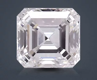 1.09ct H VVS2 Very Good Cut Asscher Lab Grown Diamond