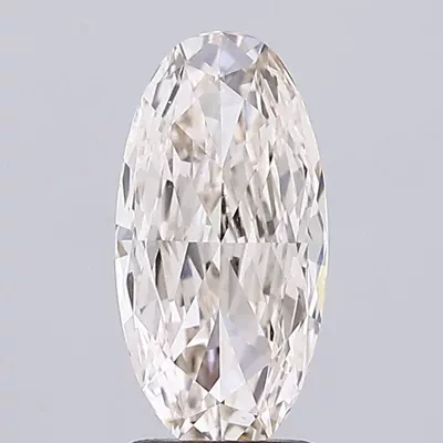 2.02ct K VVS2 Good Cut Oval Lab Grown Diamond