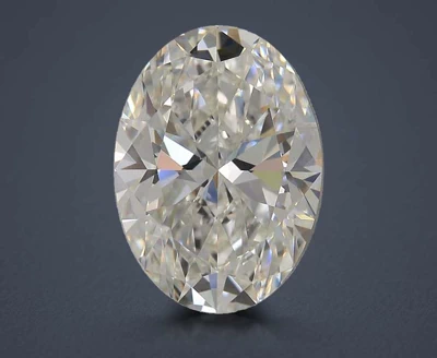 2.52ct F VVS2 Rare Carat Ideal Cut Oval Lab Grown Diamond
