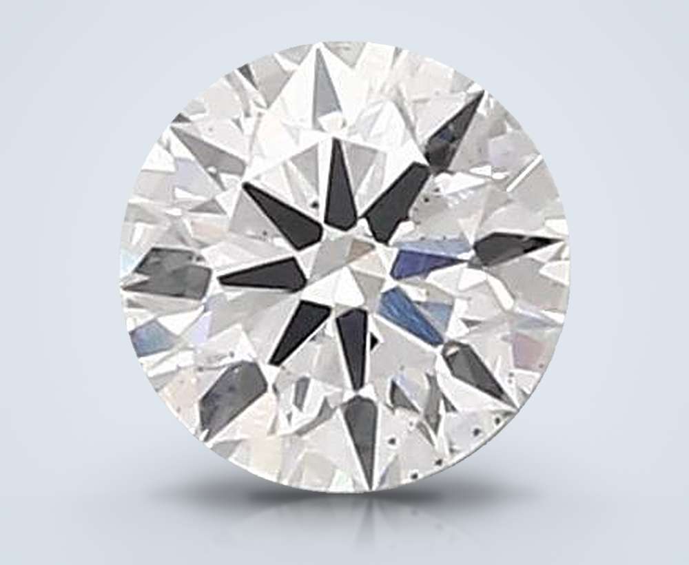 1.03ct F SI1 Rare Carat Ideal Cut Round Lab Grown Diamond