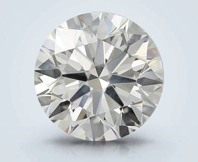 3.06ct J SI2 Rare Carat Ideal Cut Round Diamond