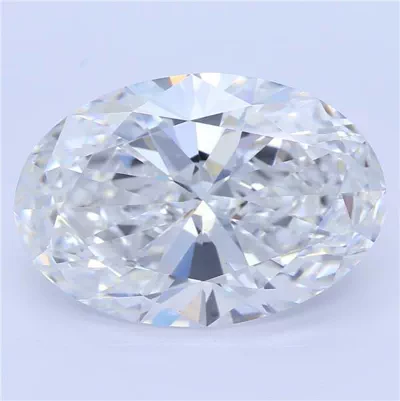 5.02ct E VVS2 Rare Carat Ideal Cut Oval Lab Grown Diamond