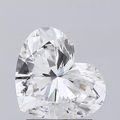 1.50ct F VS2 Good Cut Heart Lab Grown Diamond