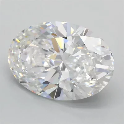 3.08ct E VVS2 Rare Carat Ideal Cut Oval Lab Grown Diamond