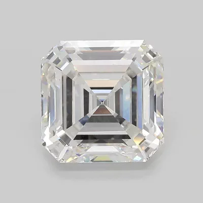 7.06ct F VVS2 Rare Carat Ideal Cut Asscher Lab Grown Diamond