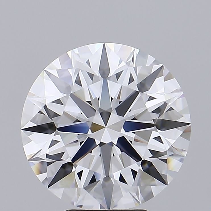 4.09ct F IF Rare Carat Ideal Cut Round Lab Grown Diamond