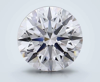 4.09ct F IF Rare Carat Ideal Cut Round Lab Grown Diamond