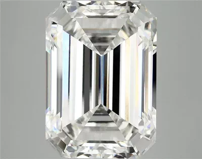 13.22ct F VVS2 Rare Carat Ideal Cut Emerald Lab Grown Diamond
