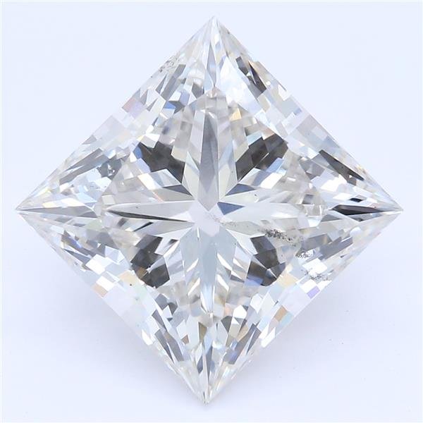 3.06ct H SI1 Rare Carat Ideal Cut Princess Lab Grown Diamond