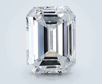 0.56ct F VS2 Very Good Cut Emerald Diamond
