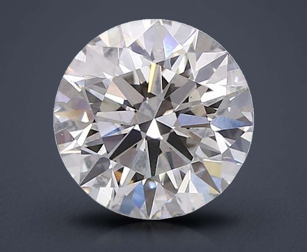 2.07ct H VVS2 Rare Carat Ideal Cut Round Lab Grown Diamond