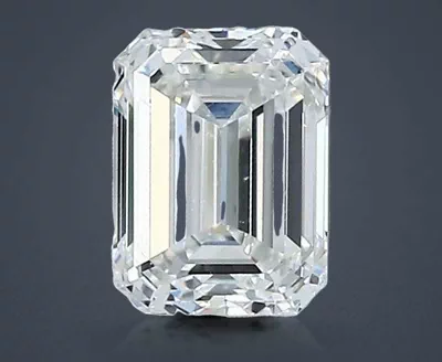 1.01ct H VVS2 Rare Carat Ideal Cut Emerald Diamond