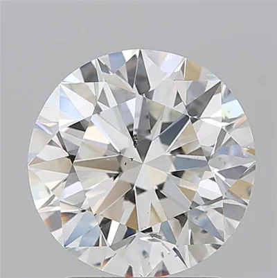 2.50ct I SI2 Rare Carat Ideal Cut Round Diamond