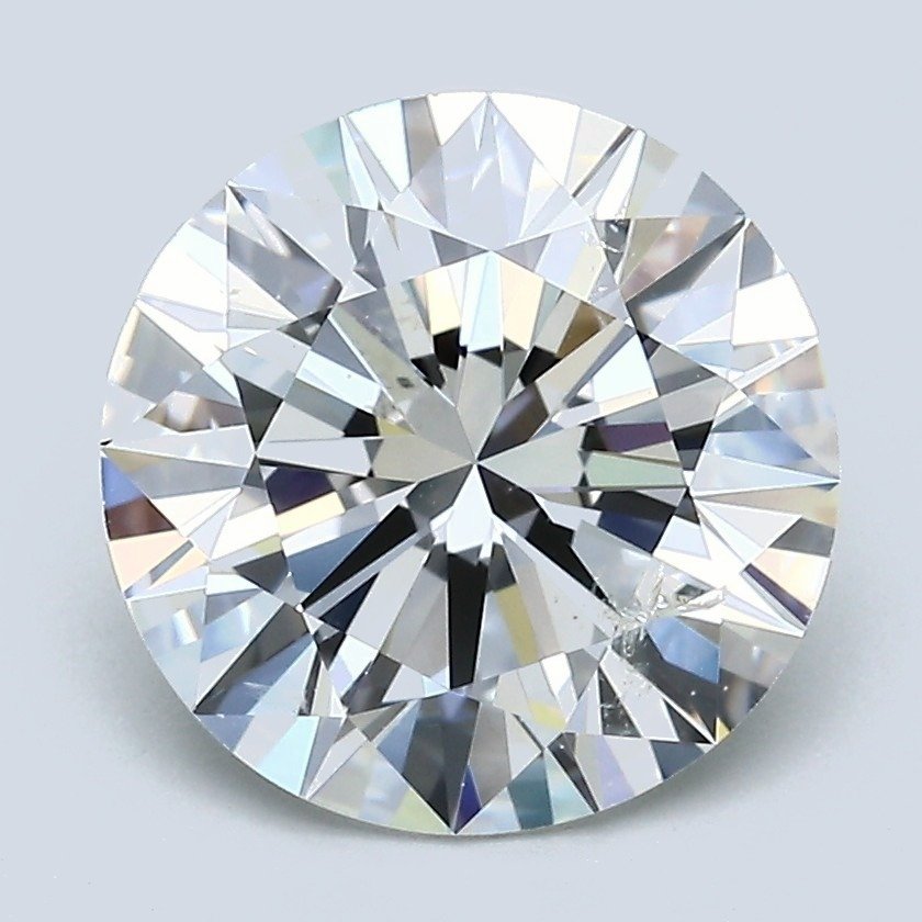 3.68ct H SI2 Very Good Cut Round Diamond