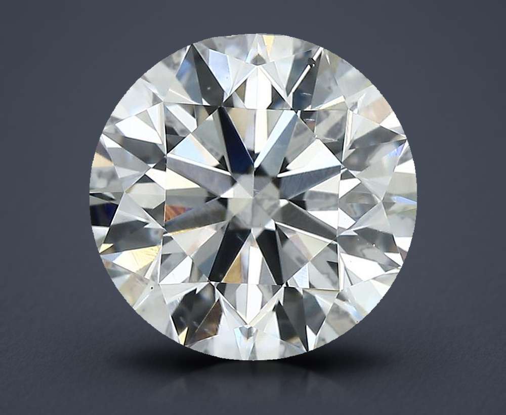2.02ct E SI1 Rare Carat Ideal Cut Round Diamond
