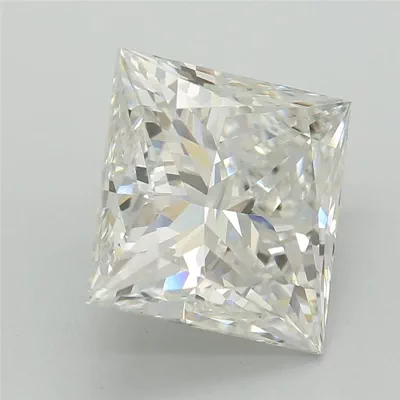 3.01ct F VS1 Rare Carat Ideal Cut Princess Lab Grown Diamond