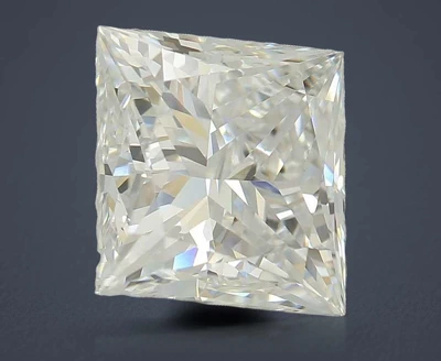 3.01ct F VS1 Rare Carat Ideal Cut Princess Lab Grown Diamond