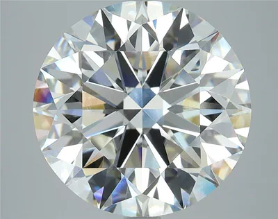 5.02ct I VVS2 Rare Carat Ideal Cut Round Diamond