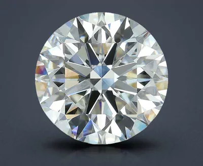 5.02ct I VVS2 Rare Carat Ideal Cut Round Diamond