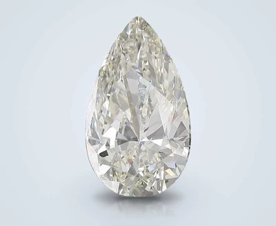 4.09ct I SI1 Rare Carat Ideal Cut Pear Diamond