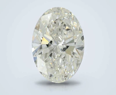 5.55ct F VVS2 Rare Carat Ideal Cut Oval Lab Grown Diamond