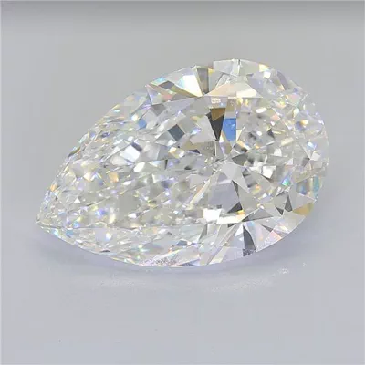 15.56ct F VS1 Very Good Cut Pear Lab Grown Diamond