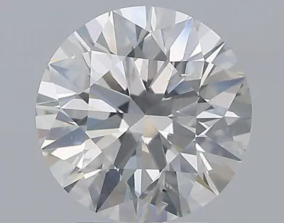 3.01ct F SI2 Rare Carat Ideal Cut Round Diamond
