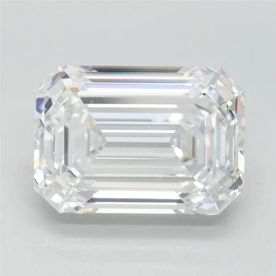 3.01ct F VS2 Excellent Cut Emerald Lab Grown Diamond