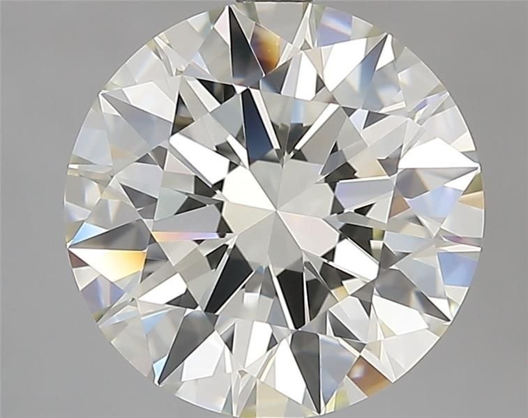 4.02ct J VVS2 Excellent Cut Round Diamond