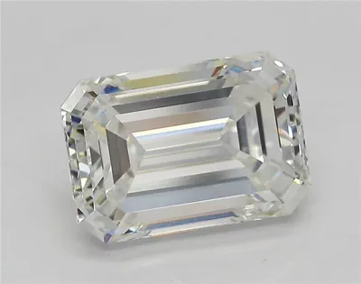 3.01ct G VS1 Excellent Cut Emerald Lab Grown Diamond