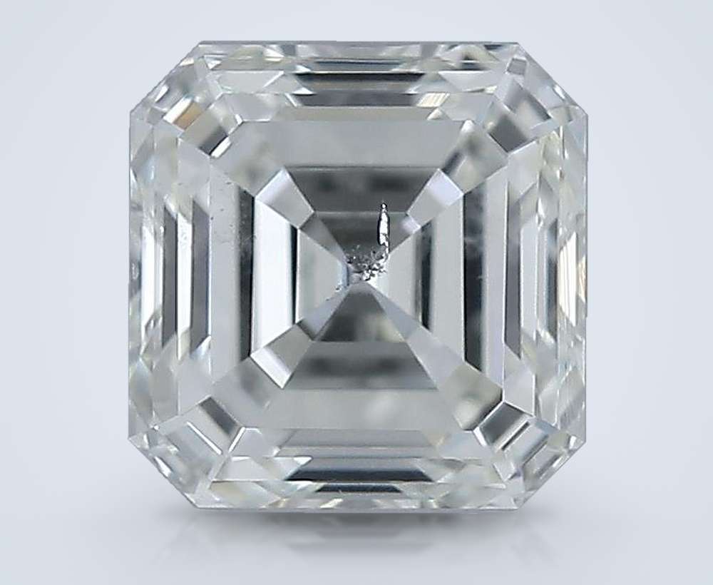 1.01ct K SI2 Rare Carat Ideal Cut Asscher Diamond