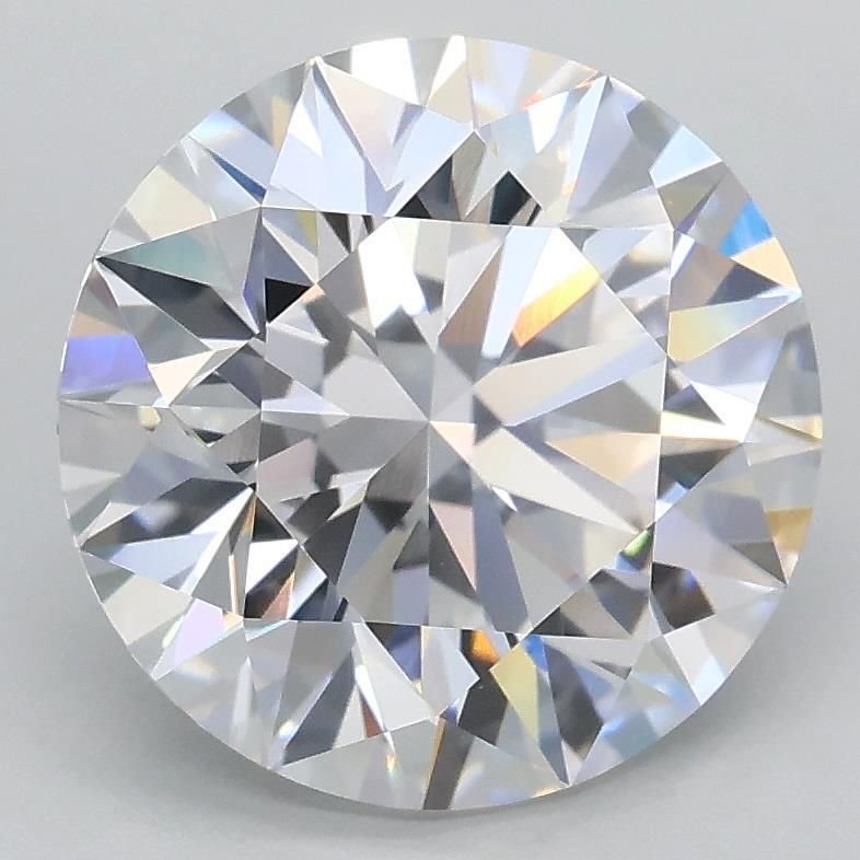 3.09ct D VVS2 Excellent Cut Round Lab Grown Diamond