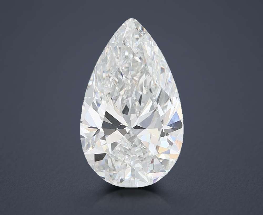 1.30ct E VVS2 Rare Carat Ideal Cut Pear Lab Grown Diamond
