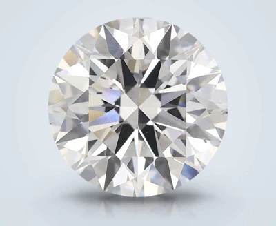 6.04ct F SI1 Rare Carat Ideal Cut Round Lab Grown Diamond