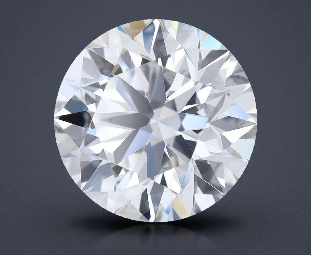 2.65ct G IF Rare Carat Ideal Cut Round Diamond