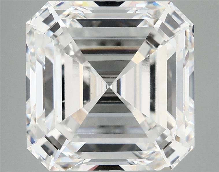 7.84ct F VS1 Excellent Cut Asscher Lab Grown Diamond