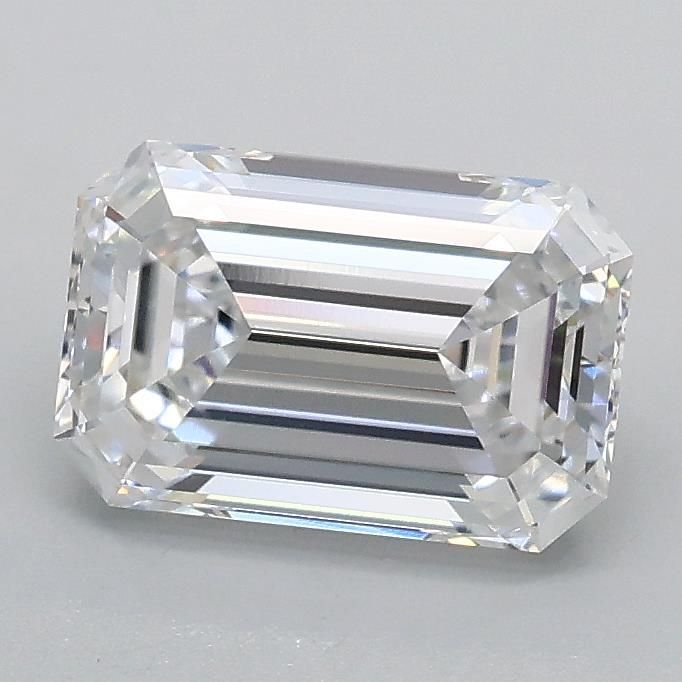 1.09ct D VVS2 Rare Carat Ideal Cut Emerald Lab Grown Diamond