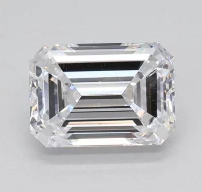 1.51ct D VS2 Excellent Cut Emerald Lab Grown Diamond