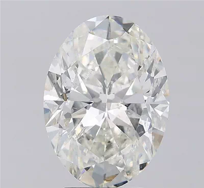 3.50ct I SI2 Rare Carat Ideal Cut Oval Diamond
