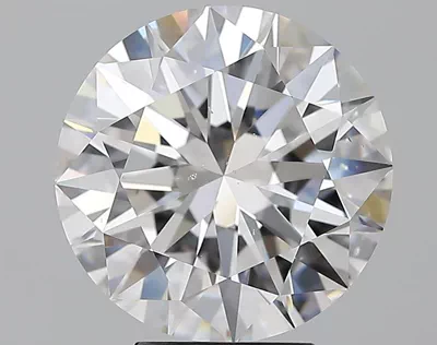 5.01ct E SI1 Rare Carat Ideal Cut Round Diamond