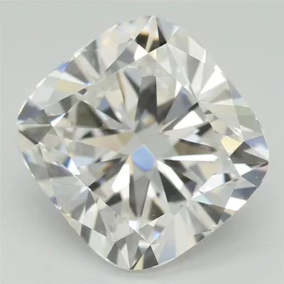 3.01ct E VS1 Rare Carat Ideal Cut Cushion Lab Grown Diamond