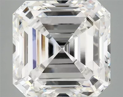 10.09ct E VVS2 Rare Carat Ideal Cut Asscher Lab Grown Diamond