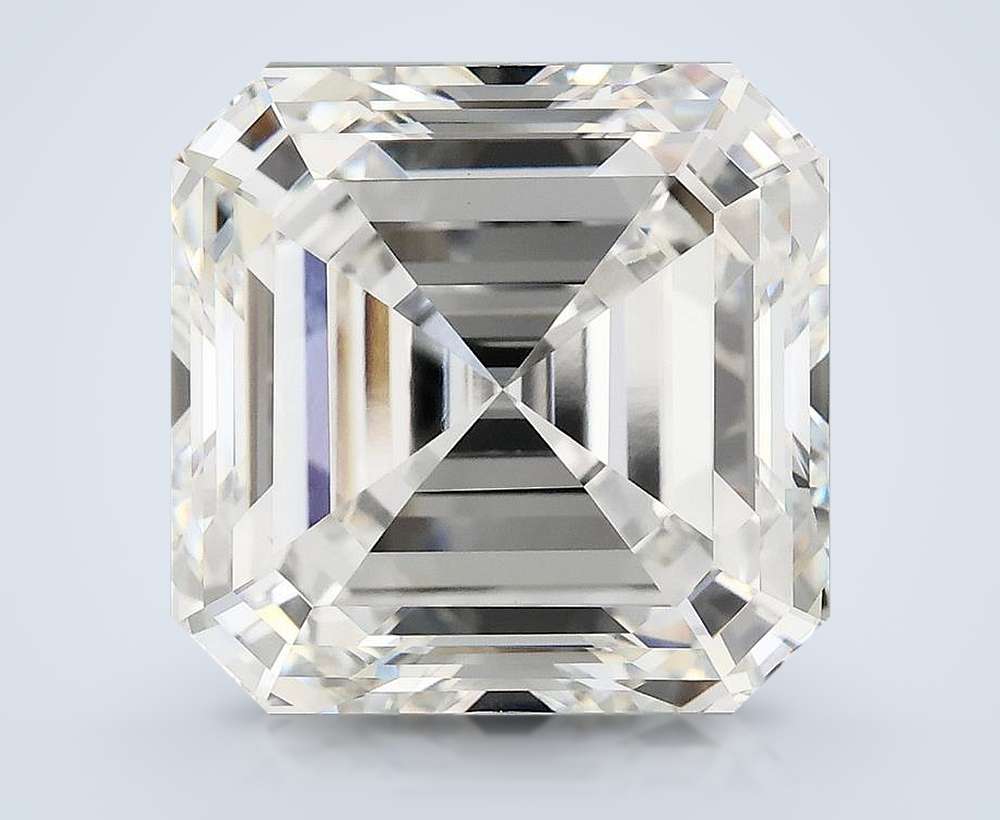 10.09ct E VVS2 Rare Carat Ideal Cut Asscher Lab Grown Diamond