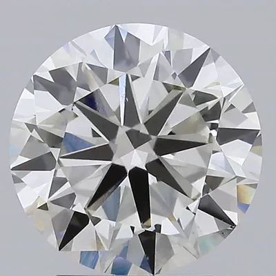3.02ct J VS1 Very Good Cut Round Lab Grown Diamond